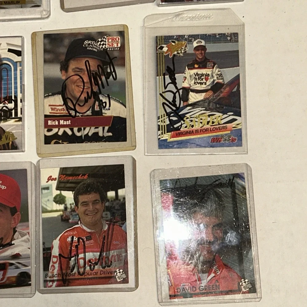 Nascar Signed Autograph Card Lot Of 29 Racing‎ Legend Signatures B4